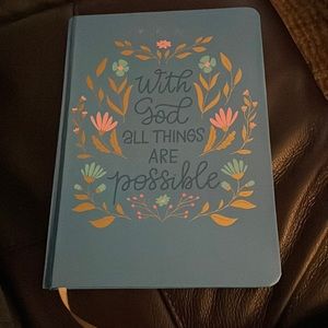 Notebook with bookmark